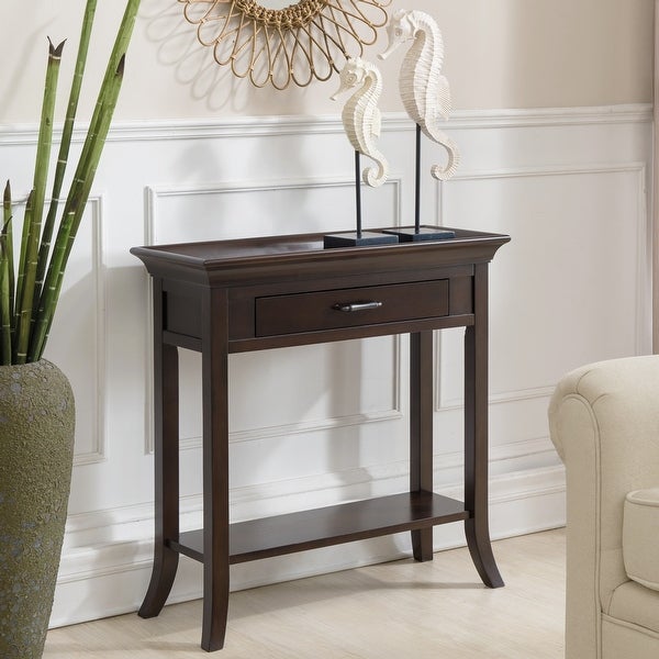 Copper Grove Dillberry Solid Wood Cherry Console Table