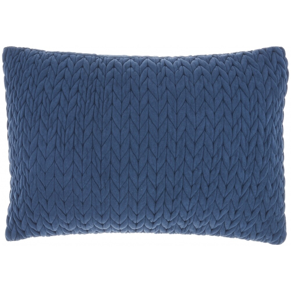 Chunky Braid Lumbar Pillow