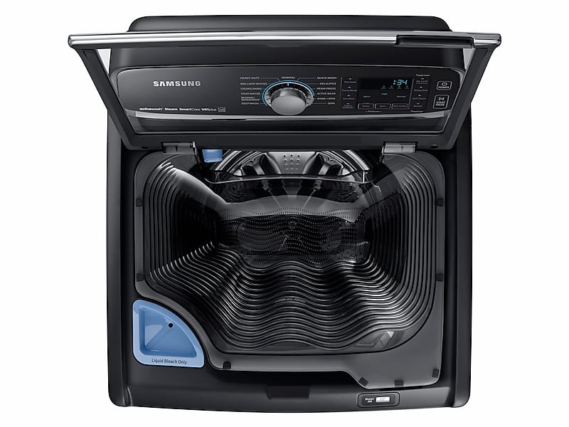 Samsung WA52M7750AV 5.2 Cu. Ft. Activewash™ Top Load Washer In Black Stainless Steel