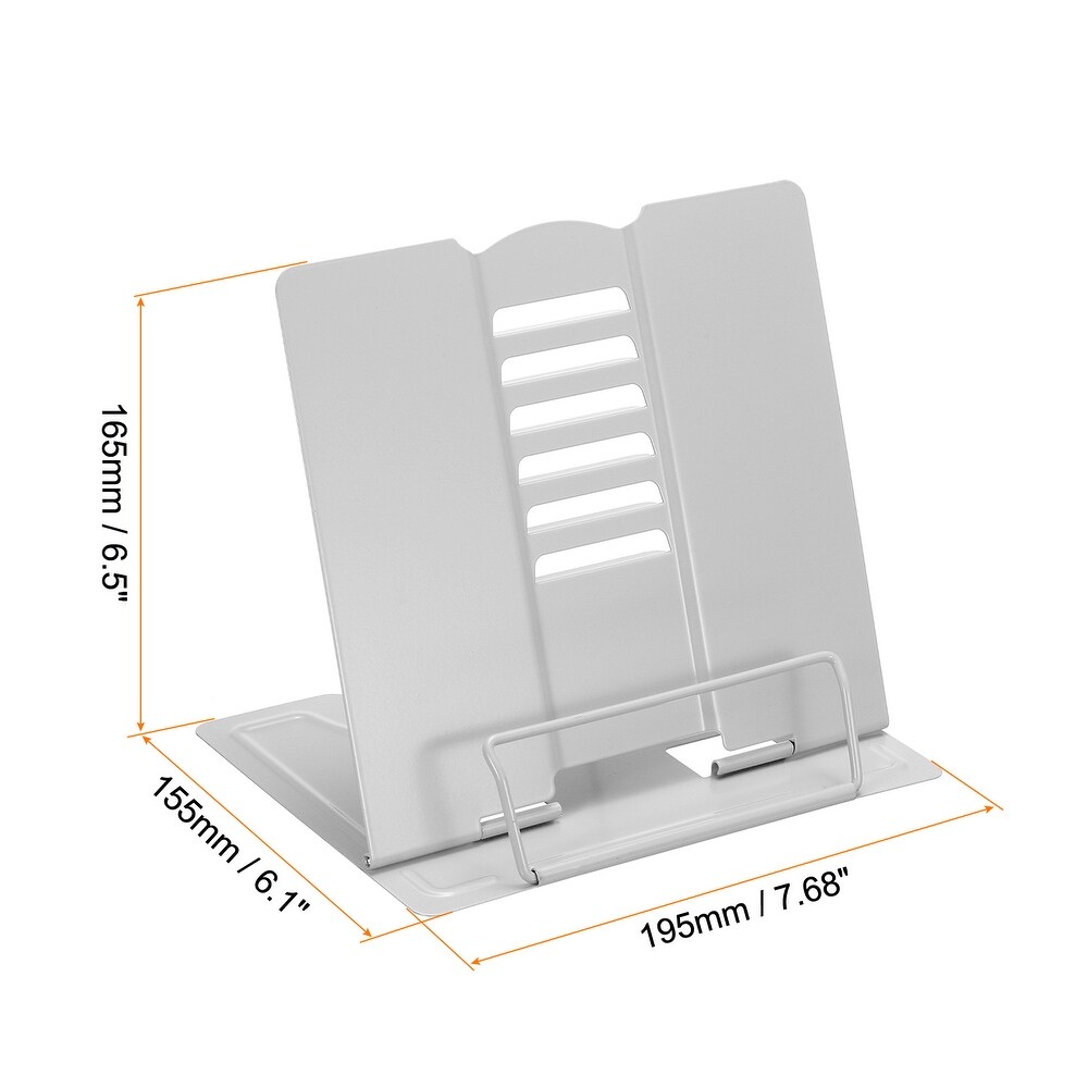 A5 Book Stand  Iron Adjustable Foldable Desktop Book Display Holder