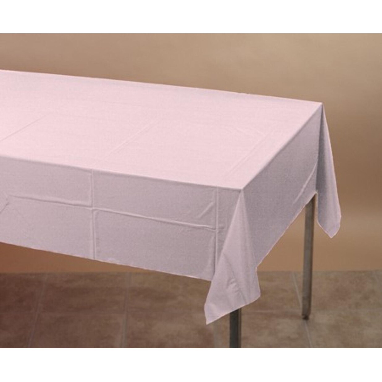 12 Classic Pink Disposable Banquet Party Table Cloth Covers 108'