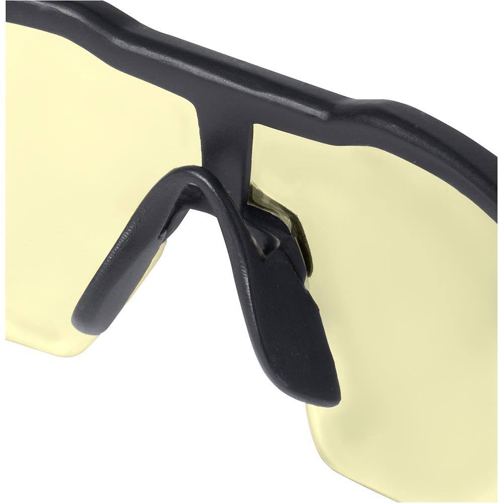 MW Safety Glasses with Yellow Fog-Free Lenses (6-Pack) 48-73-2102X6