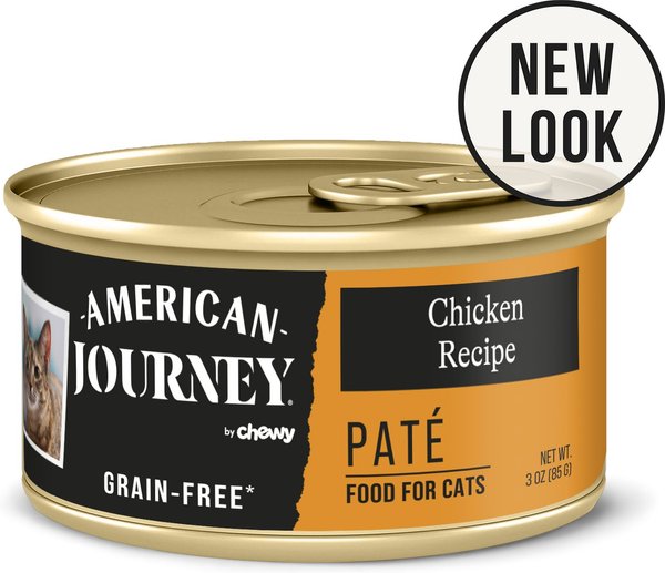 American Journey Pate Chicken Recipe Grain-Free Canned Cat Food