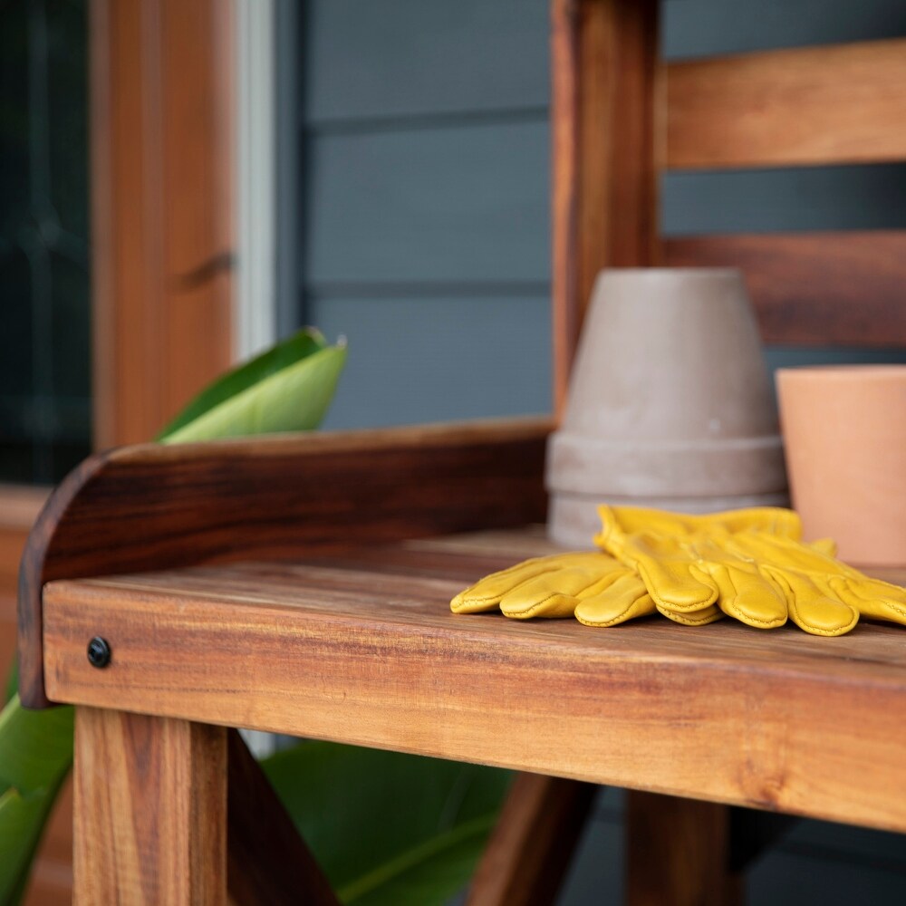 Backyard Discovery Acacia Potting Table