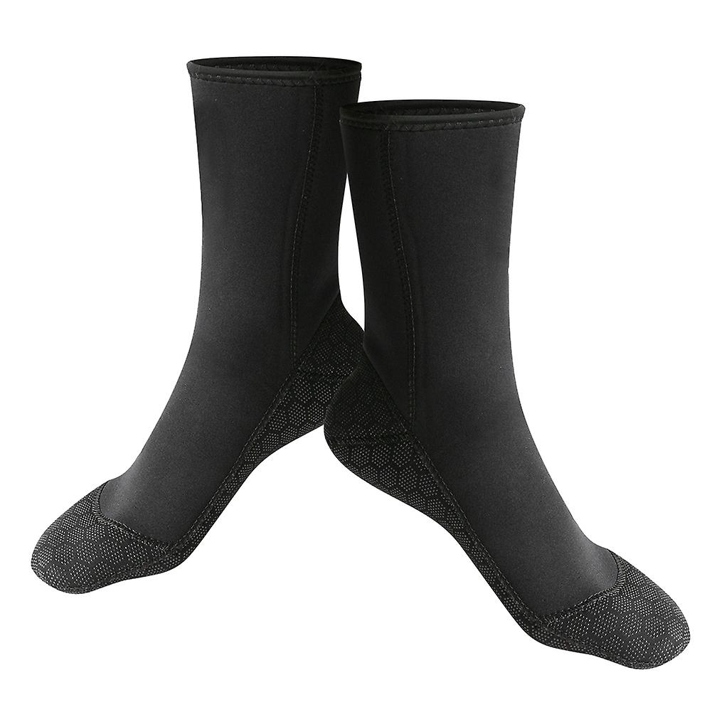 SLINX 3mm Neoprene Scuba Diving Socks Surfing Snorkeling Sock Water Sports Equipment (XL)