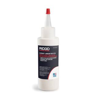 RIDGID FlexShaft Wall-To-Wall Drain Cleaning Machine Waterproof Cable Lubricant for Reducing Friction 8 oz. Bottle 64338