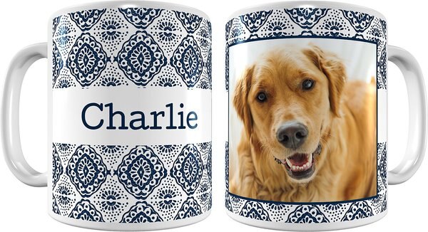 Frisco Boho Damask Personalized Coffee Mug