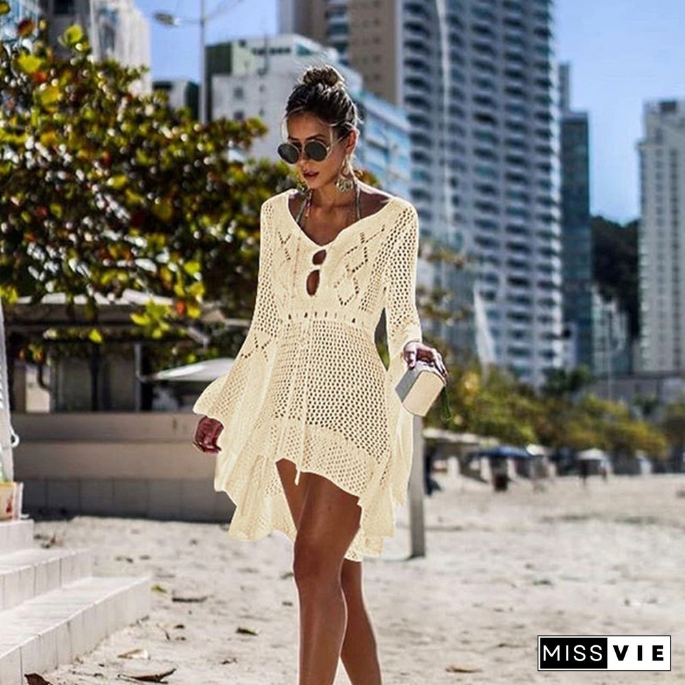 New Women's Fashion Summer Swimsuit Bikini Beach Swimwear Cover up Sunscreen Coat