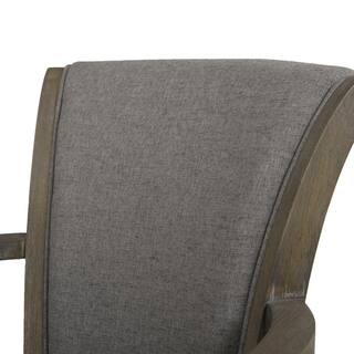 Jennifer Taylor Williams 26 in. Swivel Counter Height Bar Stool Heathered Grey 81041-MLH