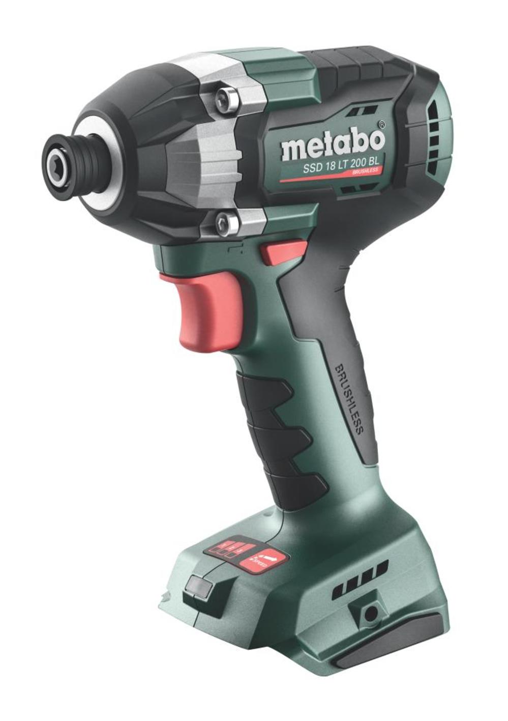 Metabo SSD 18 LT 200 BL 18V 1/4 Hex Brushless Impact Driver