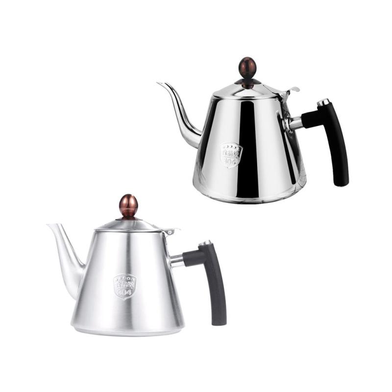 1.2L Stainless Steel Coffee Pot Teapot for Restaurant Or Home Kitchen Use - Polished