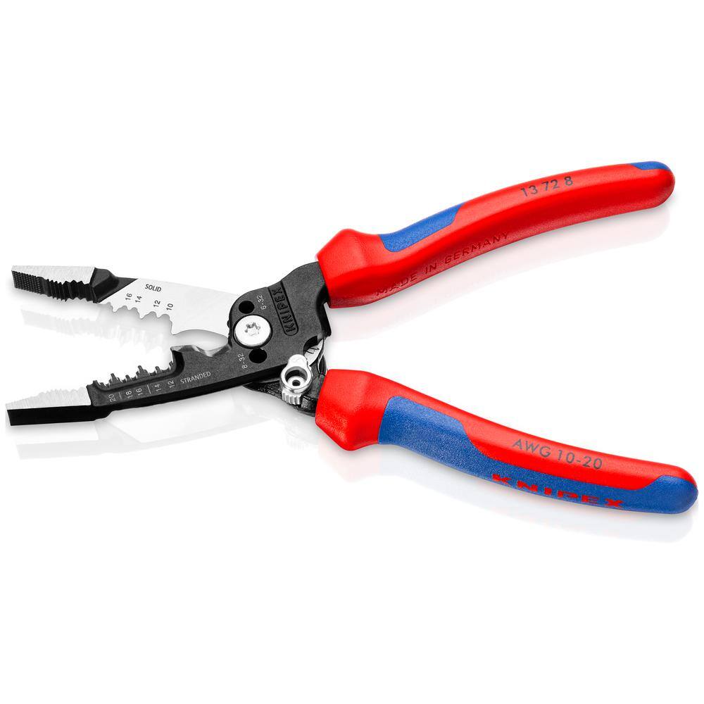 KNIPEX 8 in. Forged Wire Stripper 13 72 8