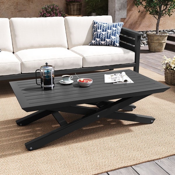 Height Adjustable Dining Table Multifunction Coffee Tea End Table - 14.6