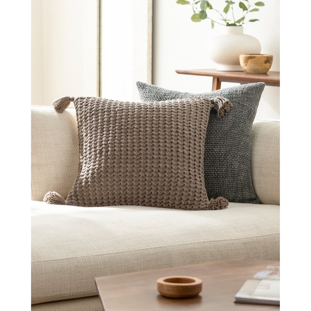 Artistic Weavers Kalae Large Knit Crochet Pattern Throw Pillow