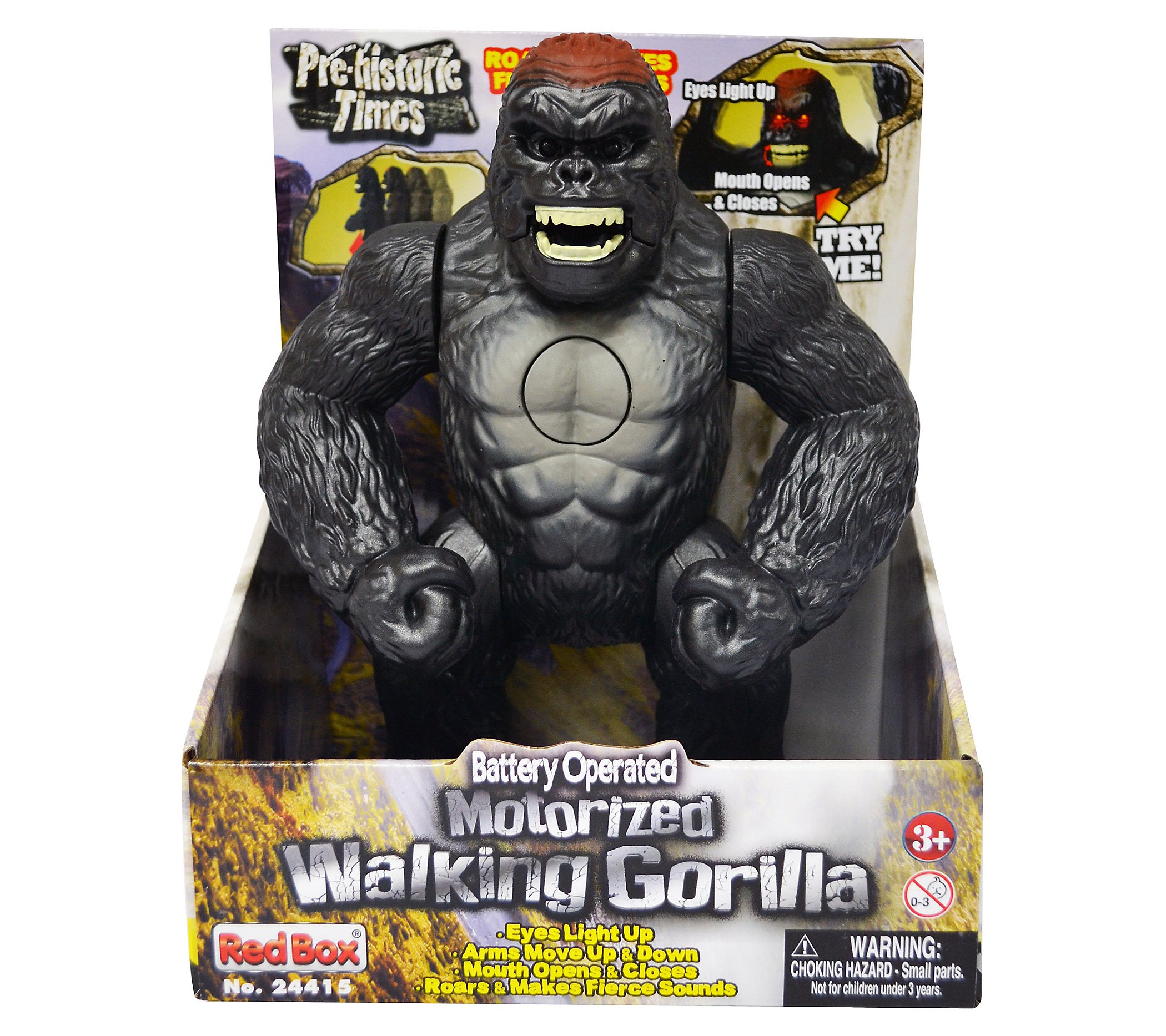 Red Box Toy Walking Gorilla Action Figure