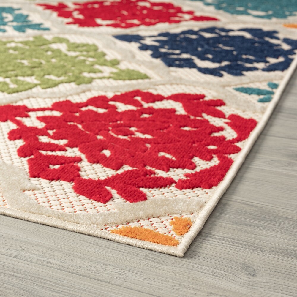 Origin Coastal Medallion Indoor/Outdoor Area Rug