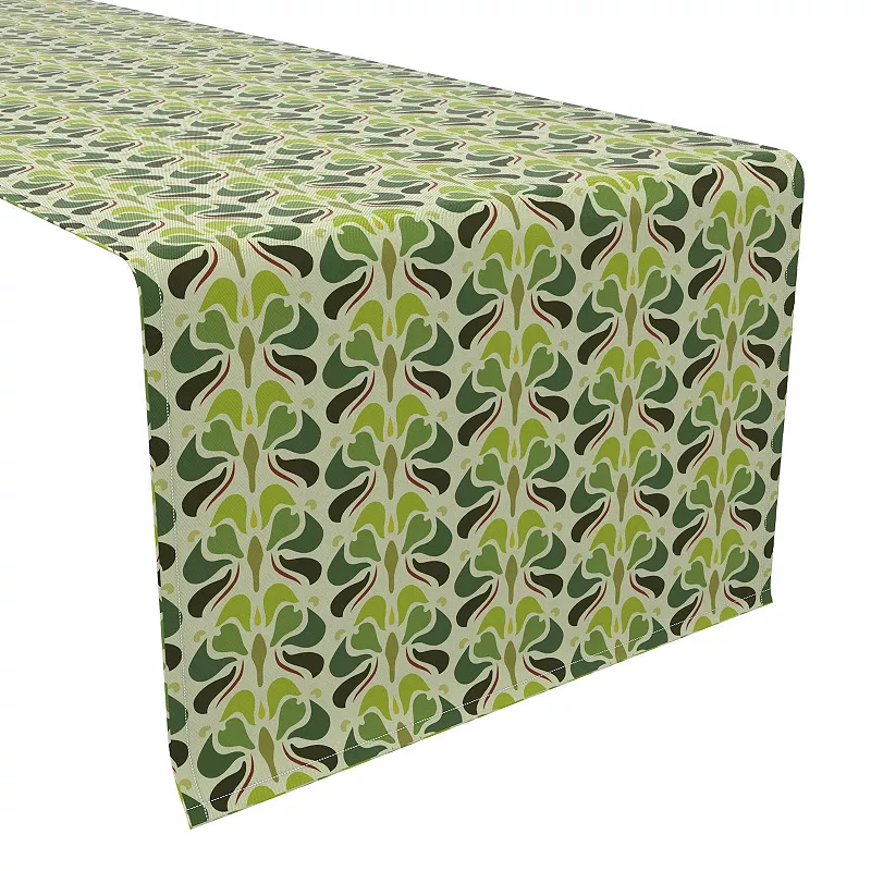 Table Runner， 100% Cotton， 16x72， Floral 100