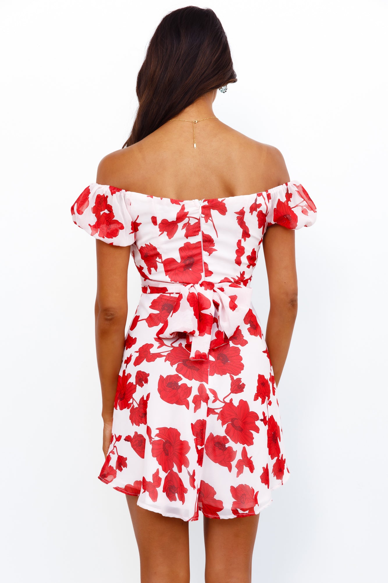 Dusk Heart Dress Red