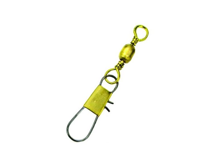 Eagle Claw Barrel Swivel with Interlock Snap-12 01031-012