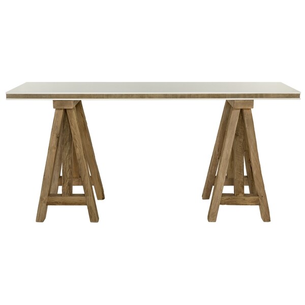 SAFAVIEH Couture High Line Collection Kirby Pine Natural Console Table