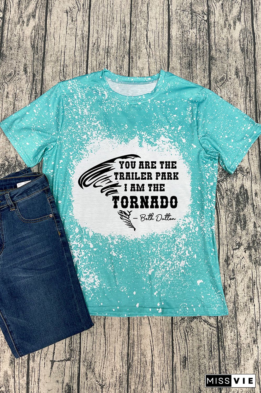 You Are The Trailer Park I am The Storm Yellowstone Ranch Graphic Tee Wholesale