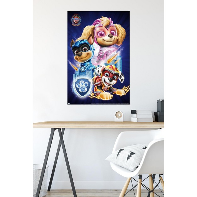 Trends International Paw Patrol The Mighty Movie Group Unframed Wall Poster Prints