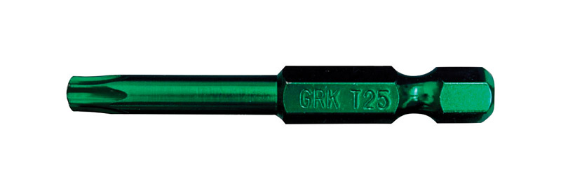 GRK Fasteners Star T25 X 2 in. L Power Bit Carbon Steel 2 pc