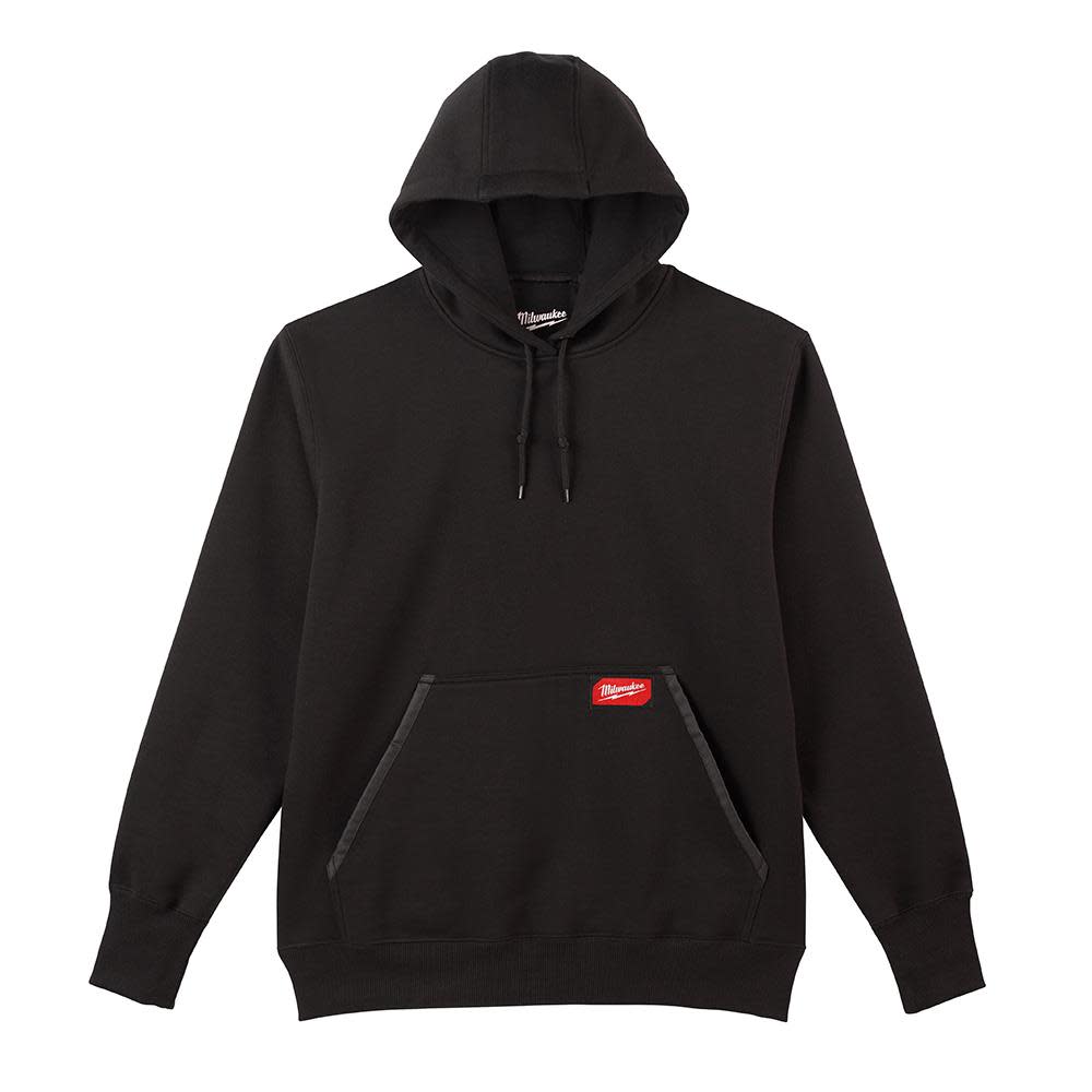 Heavy Duty Black Pullover Hoodie ; Small