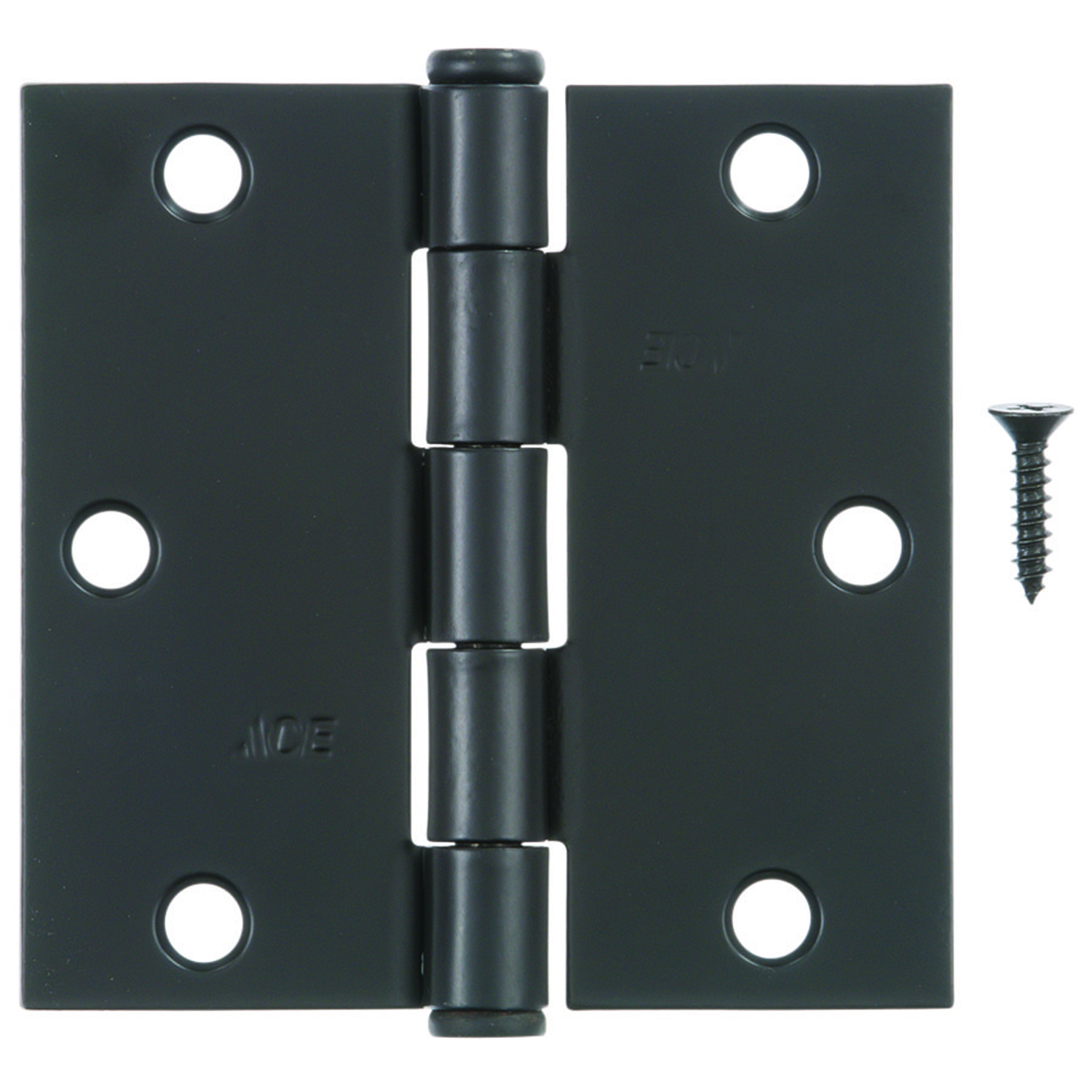 Ace 3-1/2 in. L Black Residential Door Hinge 1 pk