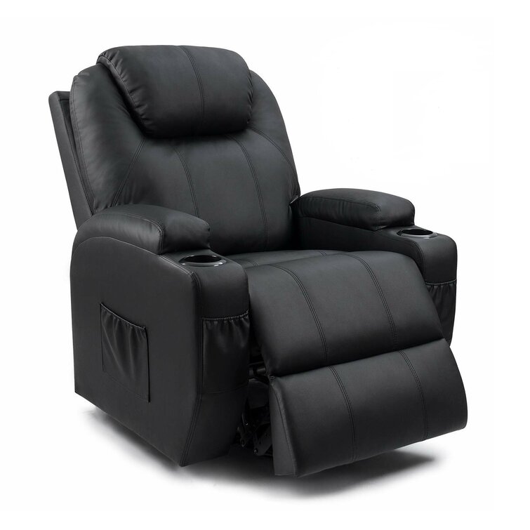 Faux Leather Power Lift Recliner Chair with Massage and Heating Functions