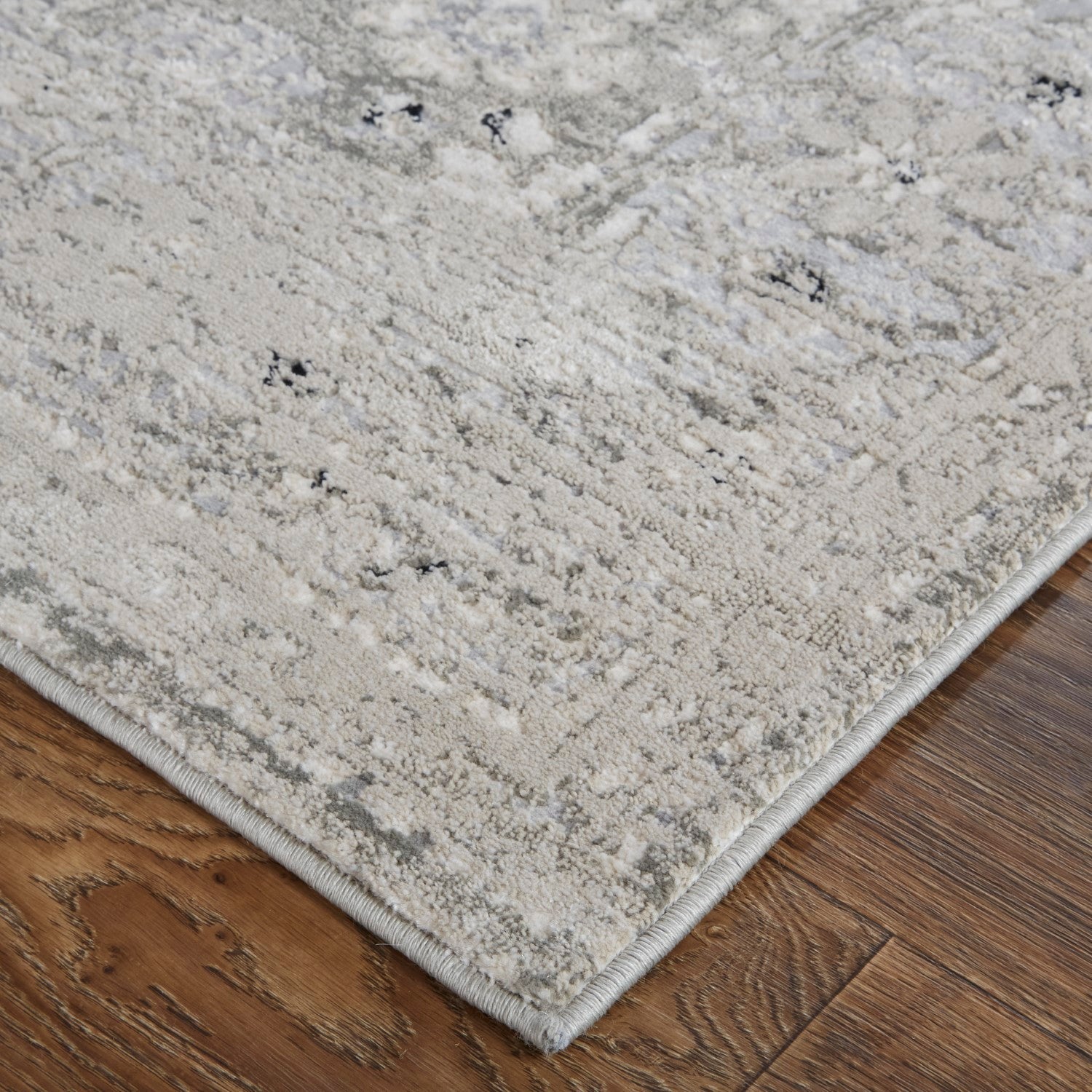 Adana Distressed Ivory/Silver Gray Rug