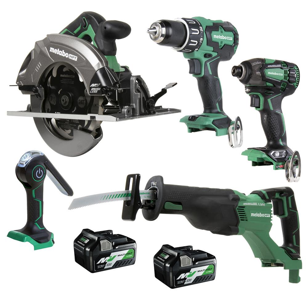 Metabo HPT MultiVolt 5 Tool Cordless Combo Kit