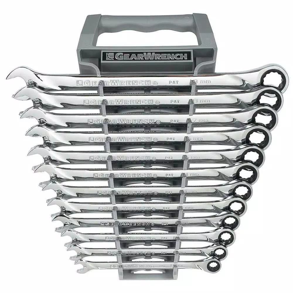 GEARWRENCH Metric XL Combination Ratcheting Wrench Set (12-Piece) and#8211; XDC Depot