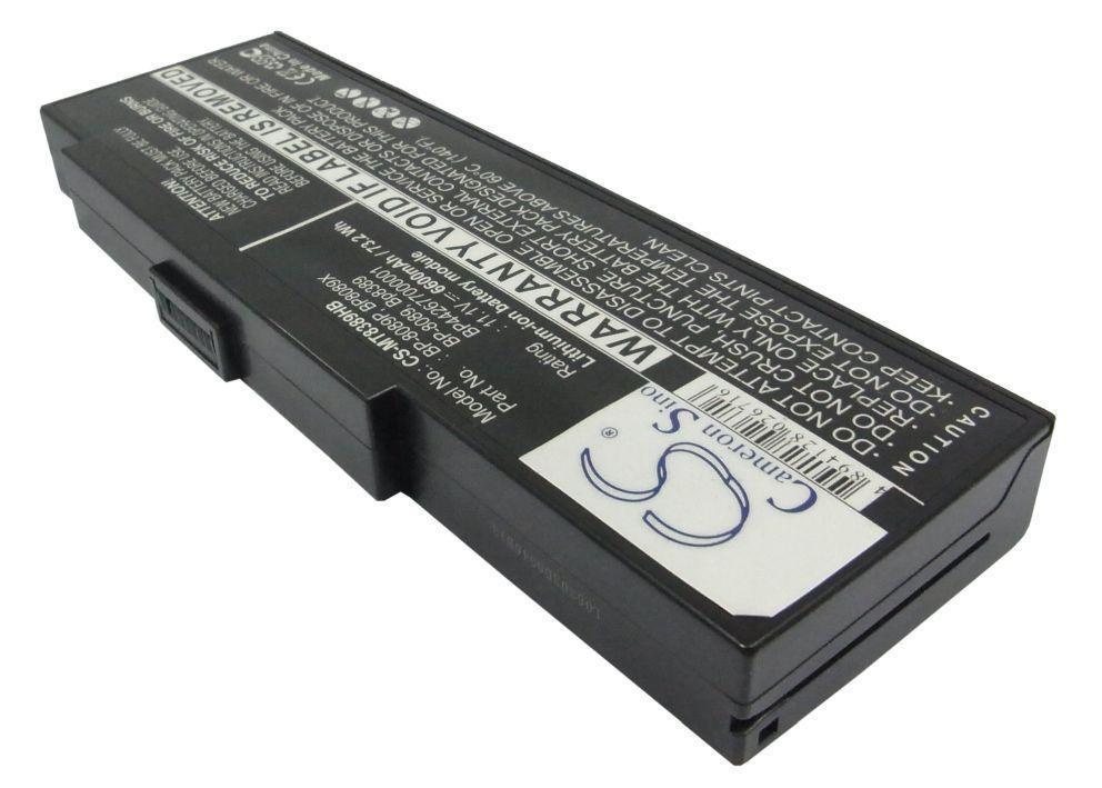 Advent 8089P 8389 8889 MiNote 8089 6600mAh Replacement Battery BatteryClerkcom Laptop and Notebook