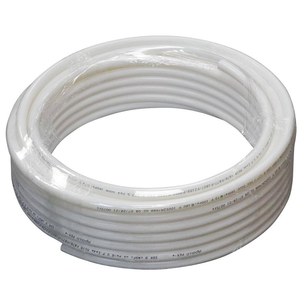 Apollo 34 in. x 1000 ft. White PEX-A Expansion Pipe EPPW100034