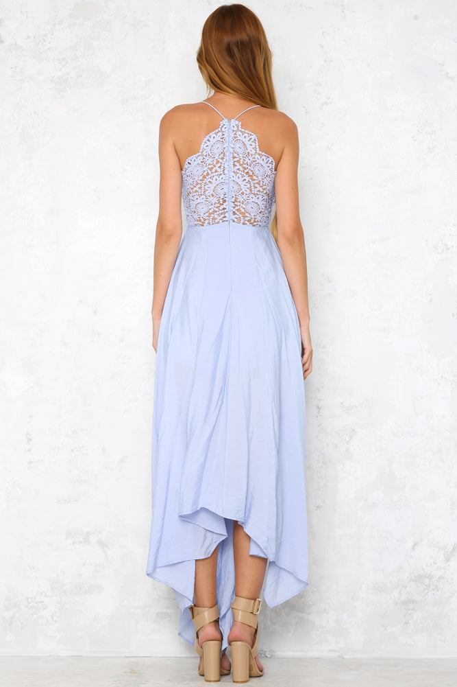 Oh Desire Maxi Dress Steel Blue