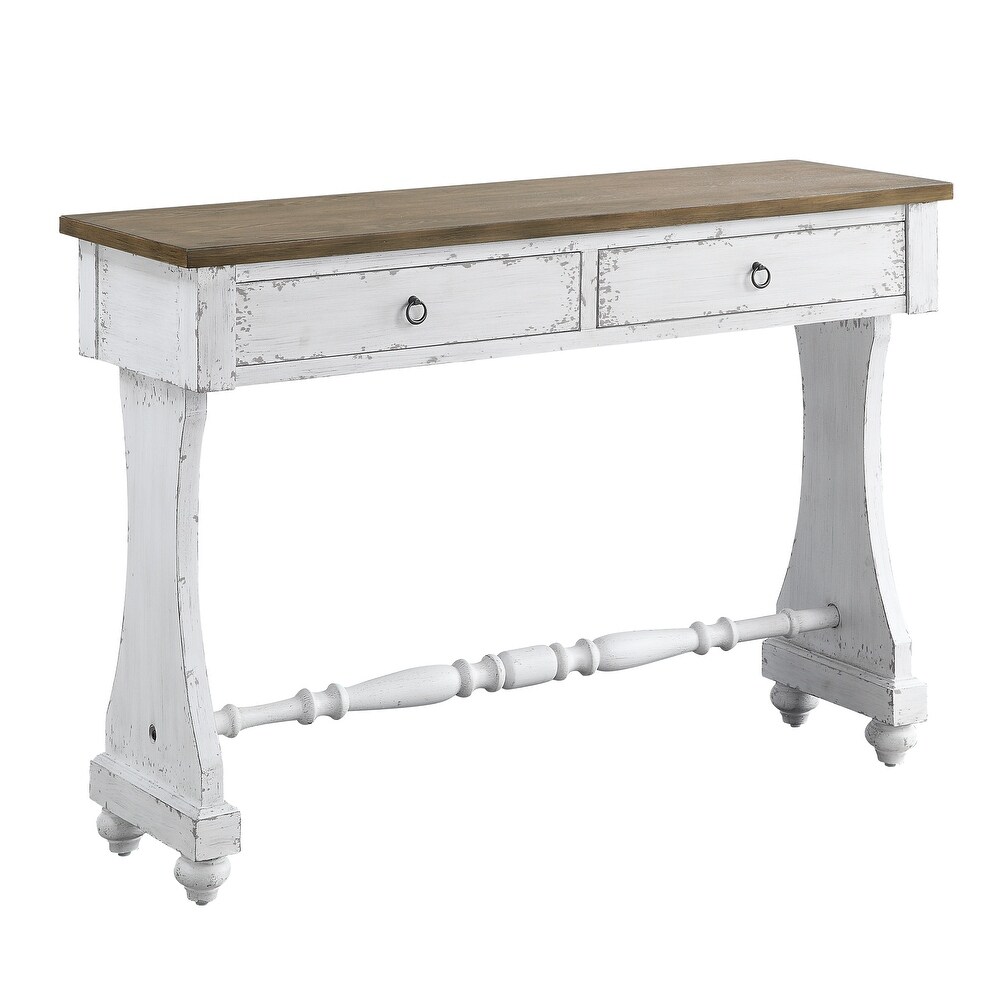 Console Table with 2 Drawers