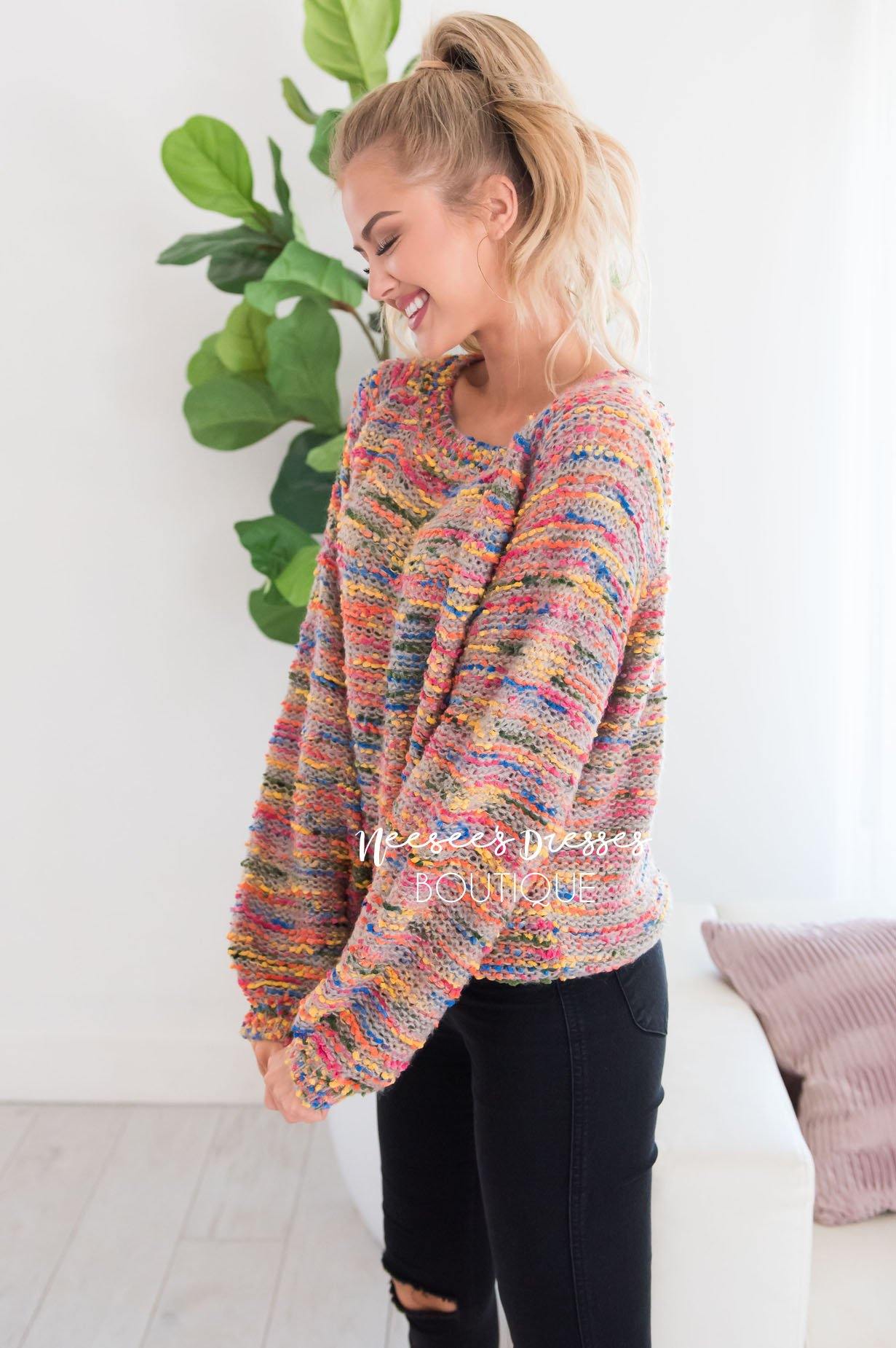 Everything Nice Colorful Sweater