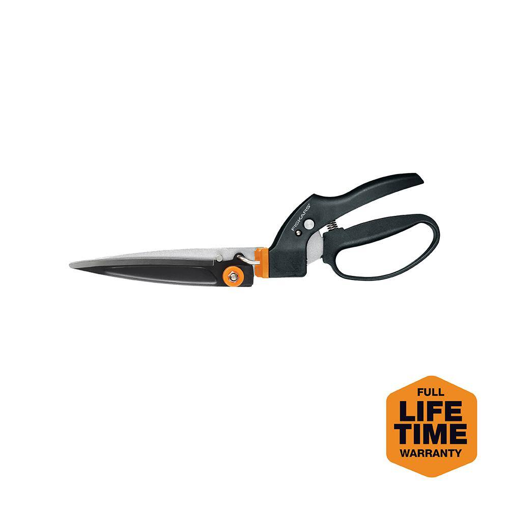 Fiskars 5 in. Steel Rotating Blades Loop-Handled Grass Shears 392171-1002