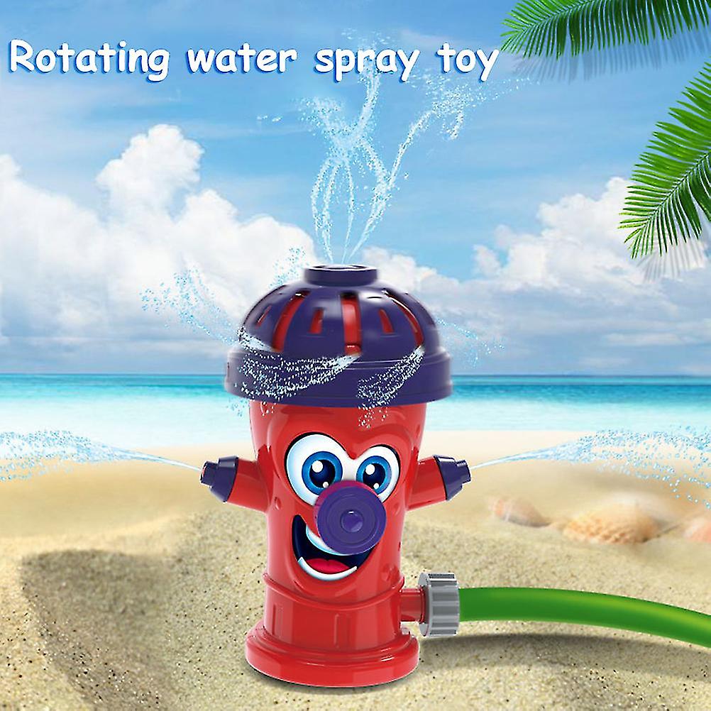 Cartoon Fire Hydrant Water Sprinklers for Kids Sprinkler Water Toys for Outdoor Yard Fun Activities