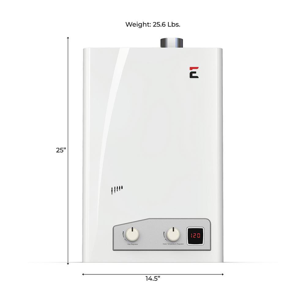 Eccotemp FVI12 4.0 GPM WholeHomeResidential 75000 BTU Liquid Propane Indoor Tankless Water Heater FVI12-LP