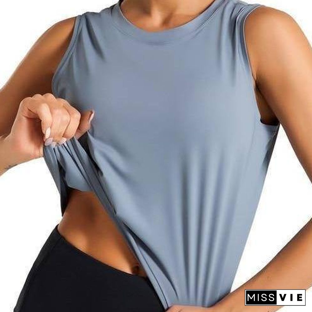 Dragon Fit Workout Tops For Women Gym Activewear Yoga Top Fitness Tank Top Running Clothes For Women Sports Dry-Fit Seamless Top