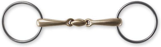 Stübben Loose Ring Snaffle Horse Bit， 16-mm