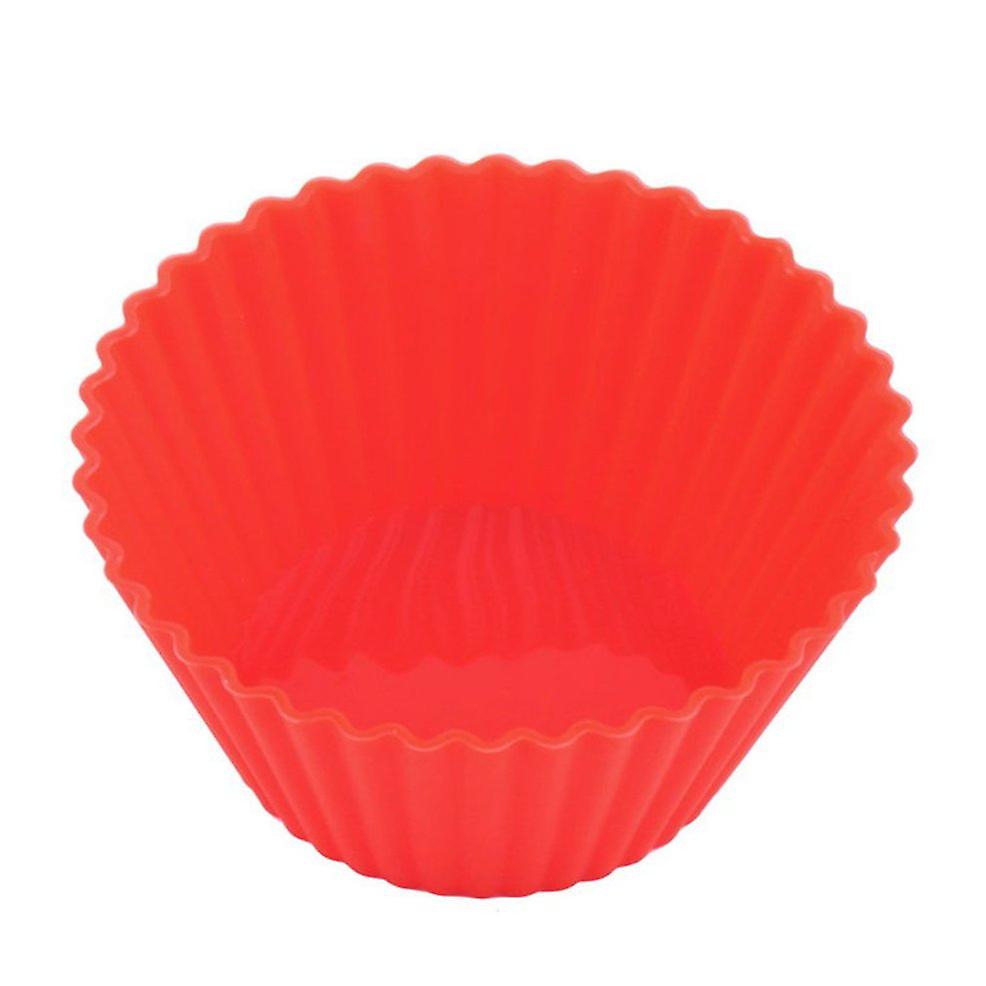 12 Pcs Silicone Cake Muffin Chocolate Cupcake Liner Baking Cup Cookie Mold