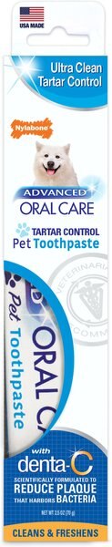 Nylabone Advanced Oral Care Tartar Control Original Flavor Dog Toothpaste， 2.5-oz tube