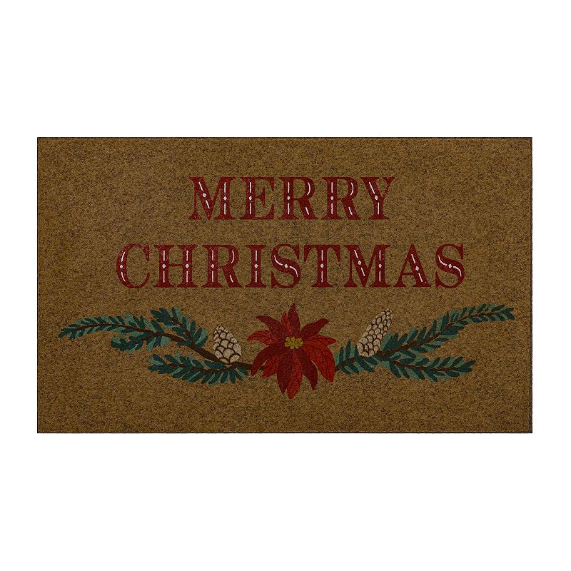 St. Nicholas Square® Merry Christmas Doormat Floor Decor