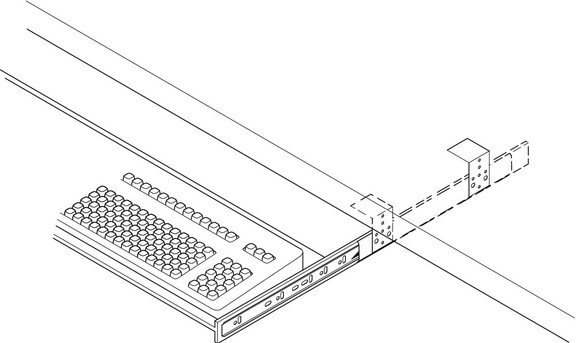 Hafele Accuride 2109 Keyboard/Pencil Drawer Top Mo...