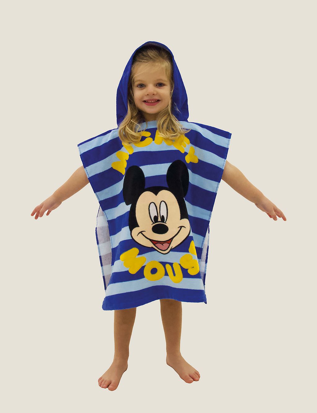 Pure Cotton Mickey Mouse? Kids' Hooded Towel