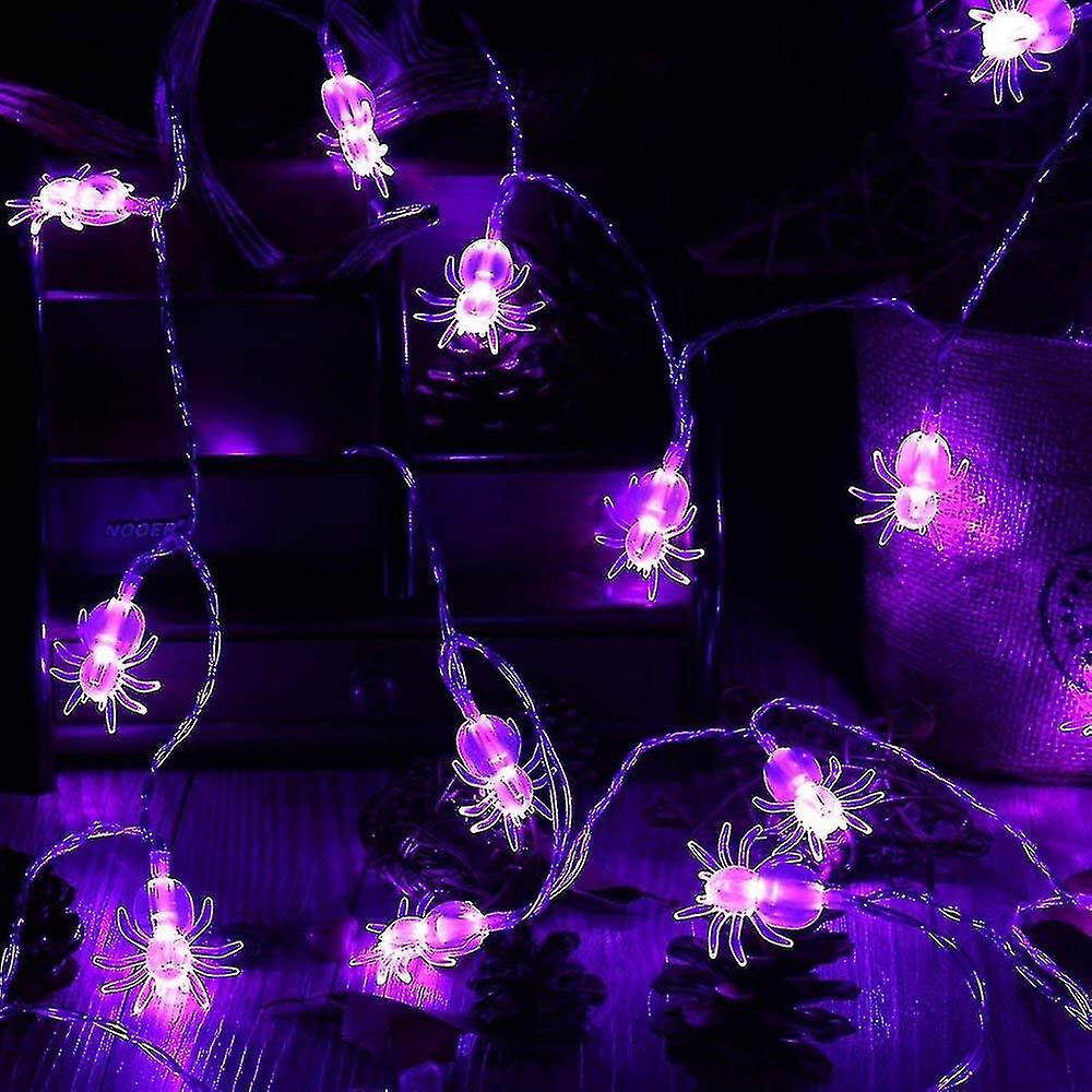 Set Of 3 Halloween Light Strings Of 20 Led Battery Powered Halloween Decorative Lights