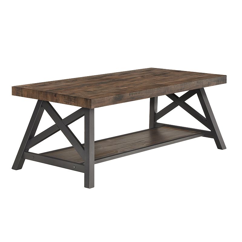 HomeVance Industrial Coffee Table